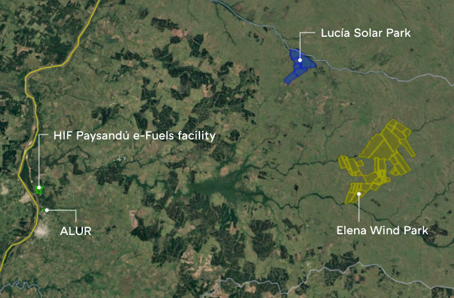 Paysandu e-Fuels facility