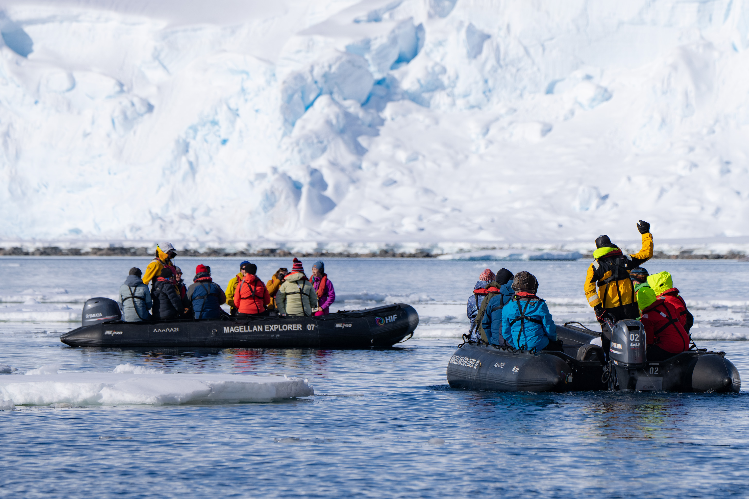 Zodiacs de Antarctica21